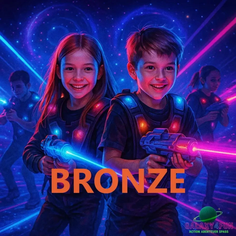 Lasertag Kindergeburtstag in Sinsheim – 3 Spiele, Getränk & Tisch für 22 € pro Kind bei Galaxy4Fun