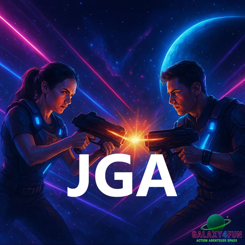 Junggesellenabschied in der Exklusivhalle: Action, Musik & Verpflegung – Galaxy4Fun Sinsheim.